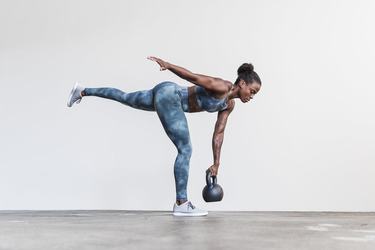 Nobull High-Rise Tie-Dye Women's Tights Blue | Australia (GZ9783)
